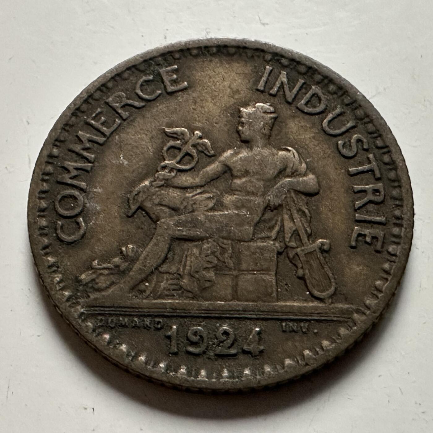 🌹外币初藏🌹🐯2026年第22场  每周二四六晚8️⃣点 接代拍 法国1924年一法郎 b