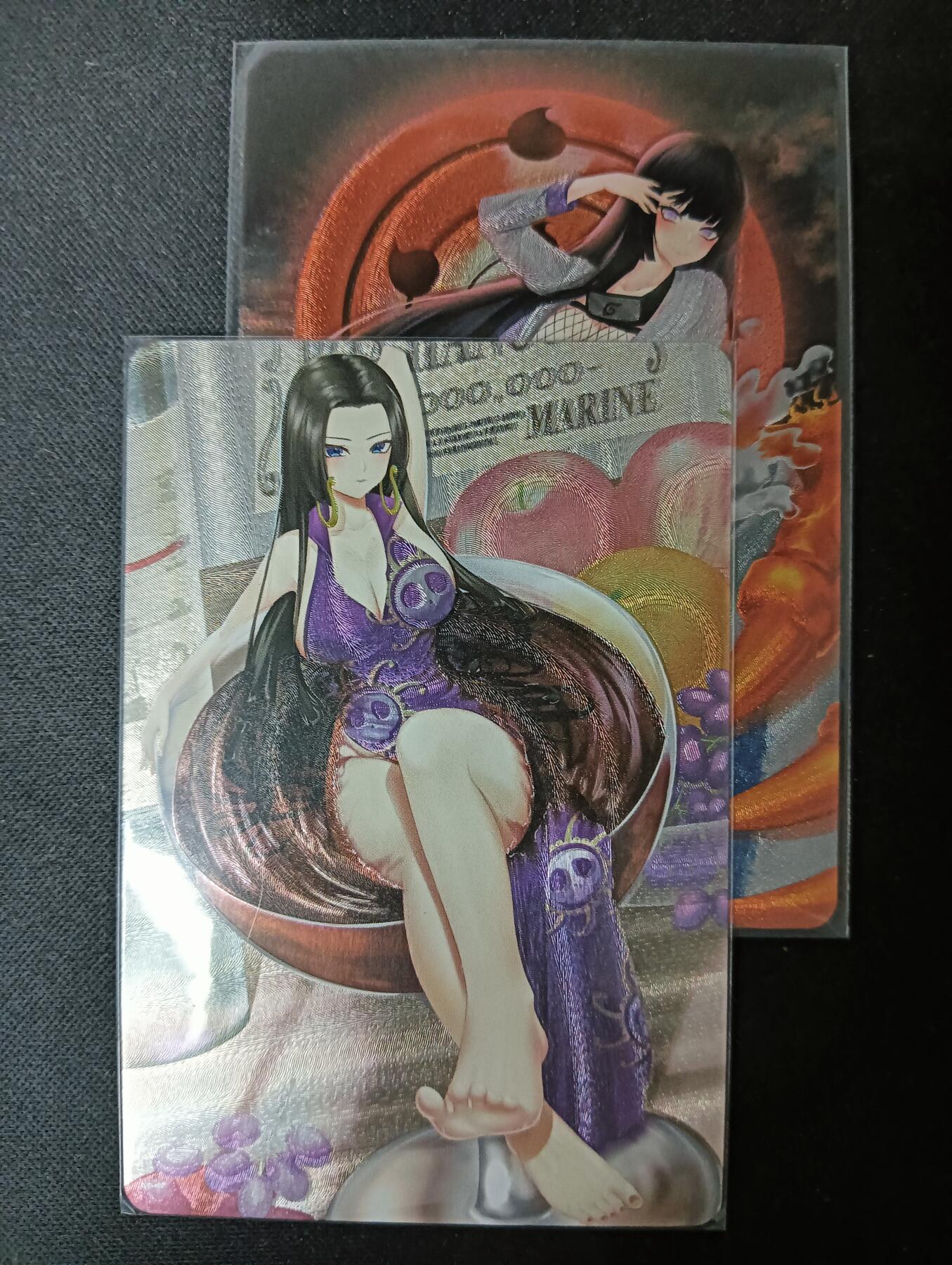 花开卡拍第61期（3月7号周六截拍，品控勿拍!!!拍品不寄存，运费5元（新疆需补运费差价或顺丰到付），自制卡难免瑕疵，可能存在轻微撞角爆边等出厂瑕疵，品控介意勿拍！） 五月卡牌 杯娘 女帝+雏田 2张 粗闪