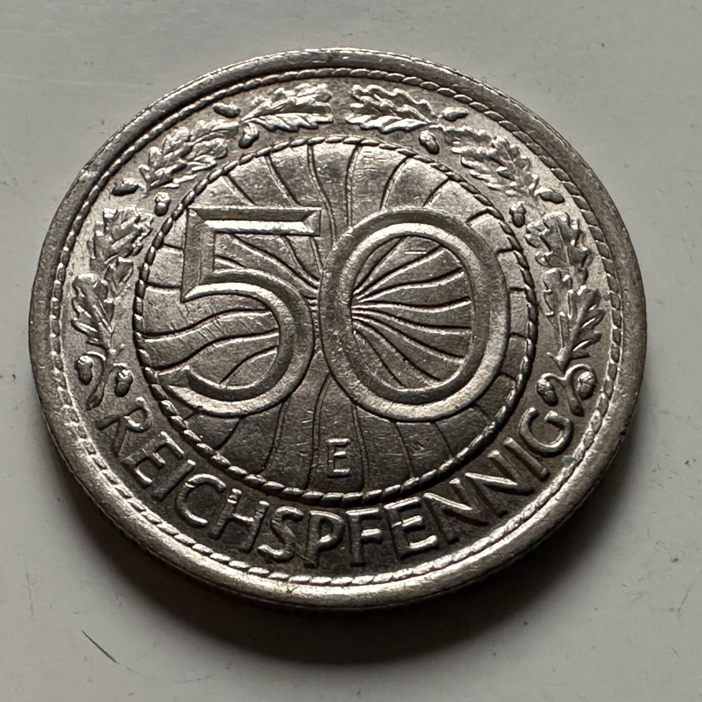 🌹外币初藏🌹🐯2026年第22场  每周二四六晚8️⃣点 接代拍 魏玛1928年50芬尼