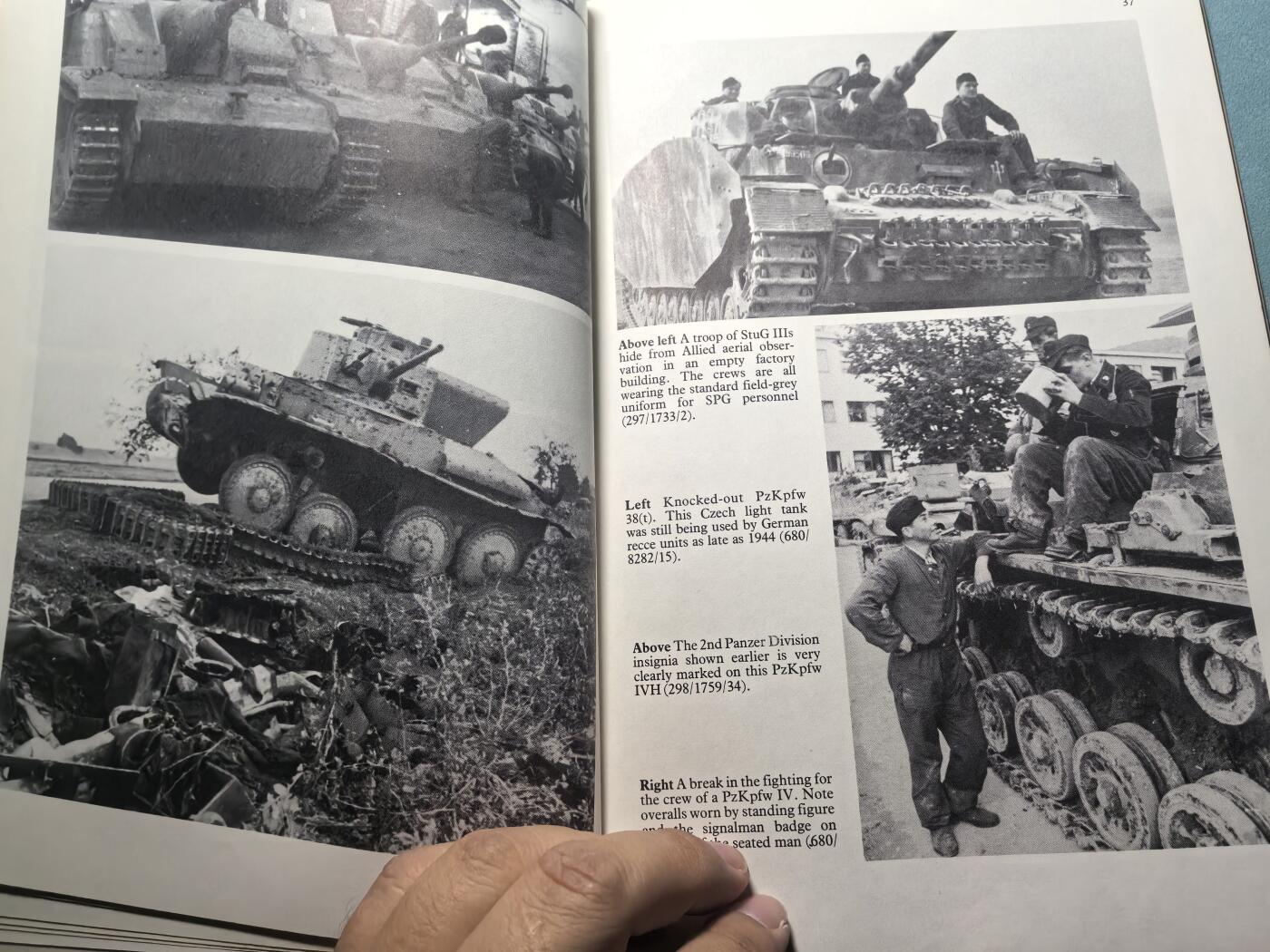 盛世勋华——号角文化勋章邮票专场拍卖第307期 历史文献图册 西北欧的德国装甲部队作战图集 92页