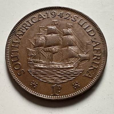 🌹外币初藏🌹🐯2026年第22场  每周二四六晚8️⃣点 接代拍 - 英属南非1942年一便士