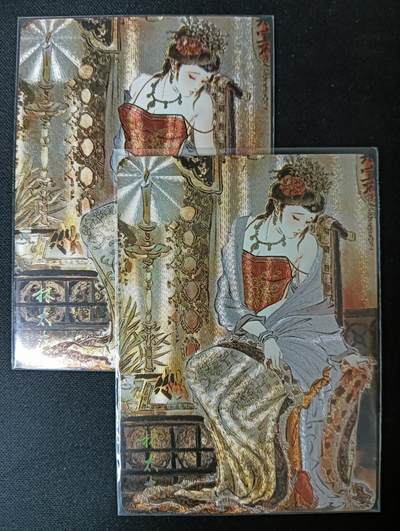 花开卡拍第61期（3月7号周六截拍，品控勿拍!!!拍品不寄存，运费5元（新疆需补运费差价或顺丰到付），自制卡难免瑕疵，可能存在轻微撞角爆边等出厂瑕疵，品控介意勿拍！） - 焱卡文化 彫仙 解语花 金瓶梅 林太太 2渐变 粗闪