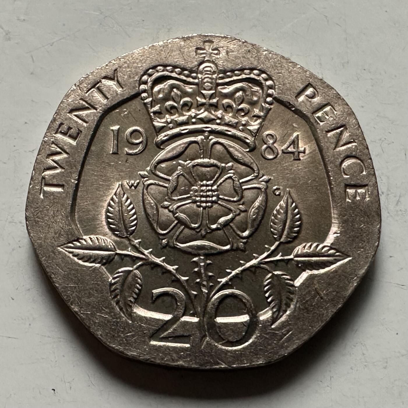 🌹外币初藏🌹🐯2026年第22场  每周二四六晚8️⃣点 接代拍 英国1984年20便士