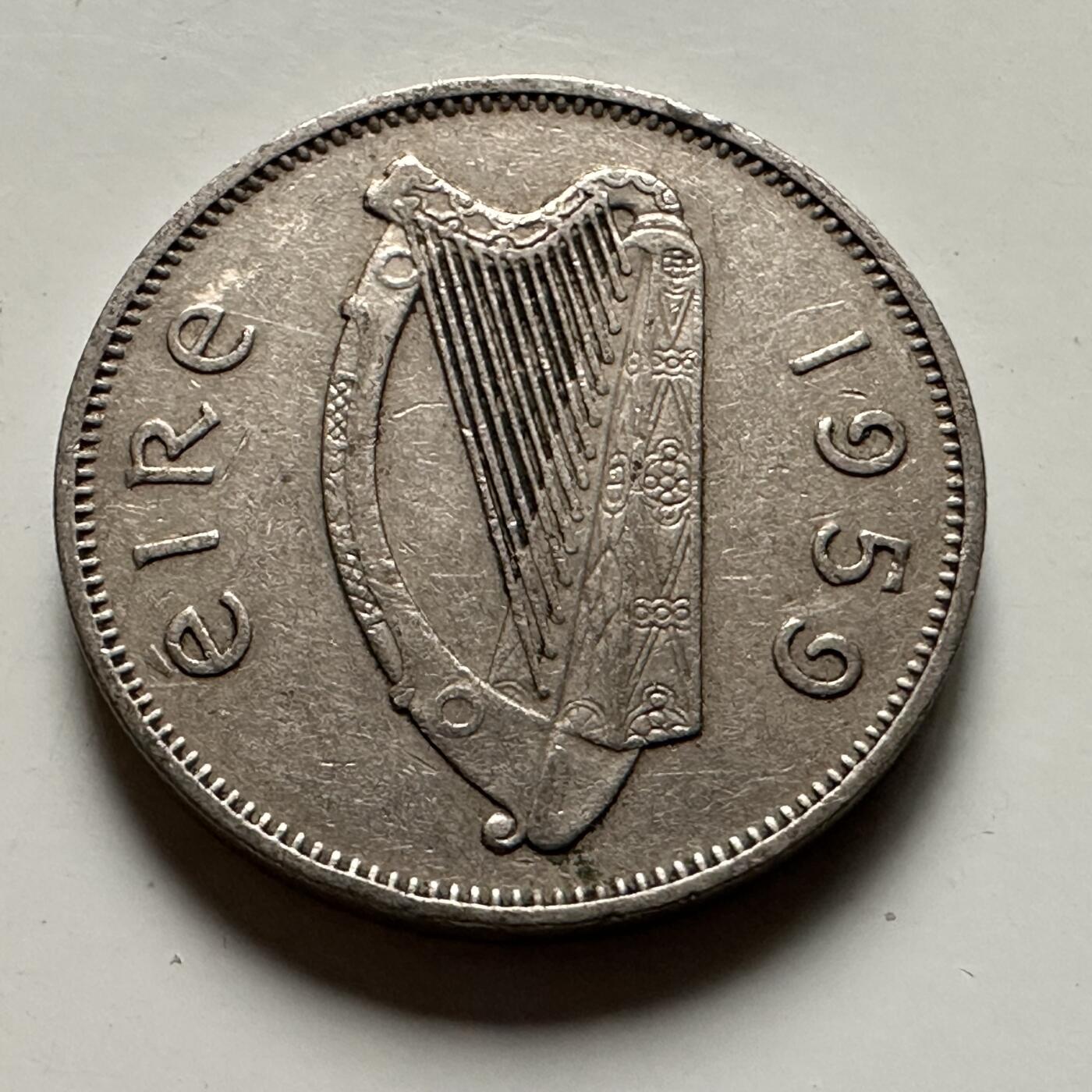 🌹外币初藏🌹🐯2026年第22场  每周二四六晚8️⃣点 接代拍 爱尔兰1959年六便士 