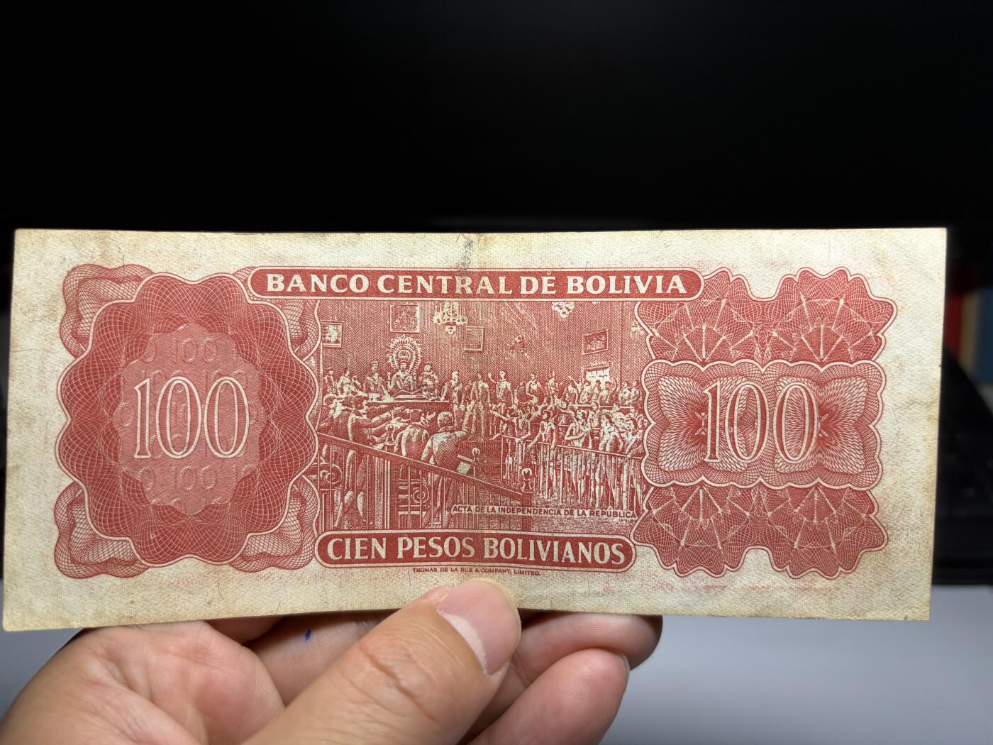 2026年集古藏今外币拍卖第二期-第10场—（总第310拍-纸币专场），本期拍完结算一次，发货时间2-3天，休息几天后继续新的一期拍卖。 1962年玻利维亚100玻利瓦