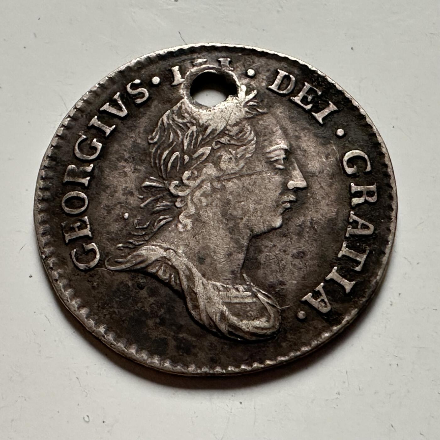 🌹外币初藏🌹🐯2026年第22场  每周二四六晚8️⃣点 接代拍 英国1784年乔治三世4便士银币 濯足节币