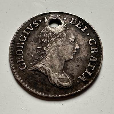 🌹外币初藏🌹🐯2026年第22场  每周二四六晚8️⃣点 接代拍 - 英国1784年乔治三世4便士银币 濯足节币