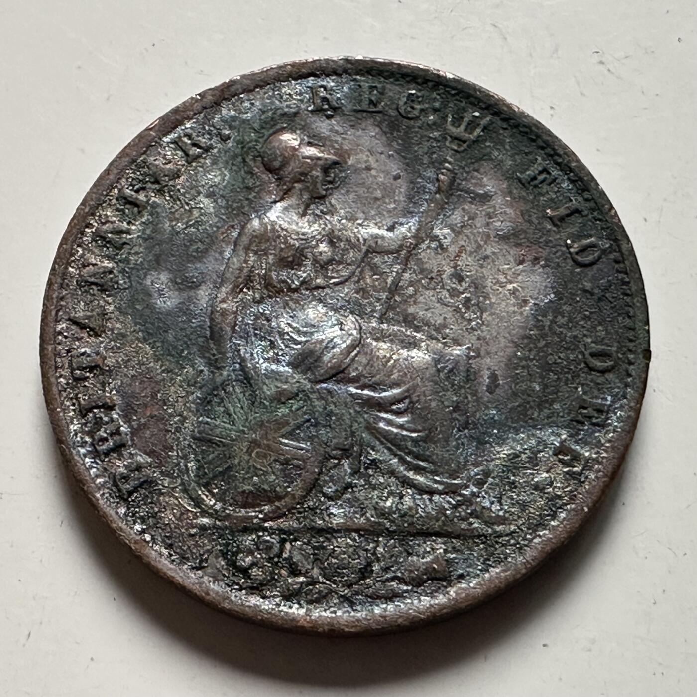 🌹外币初藏🌹🐯2026年第22场  每周二四六晚8️⃣点 接代拍 英国1854年维多利亚1/2便士 半便士