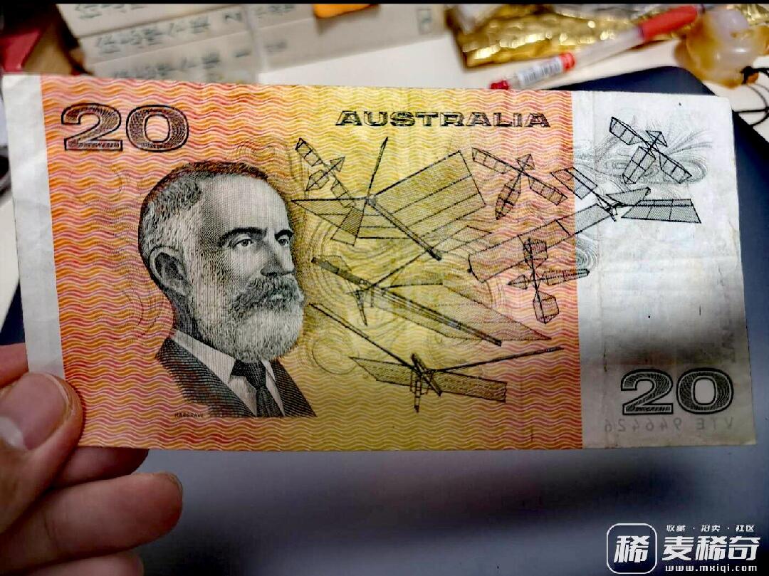 澳大利亚1994年20澳元美品纸币