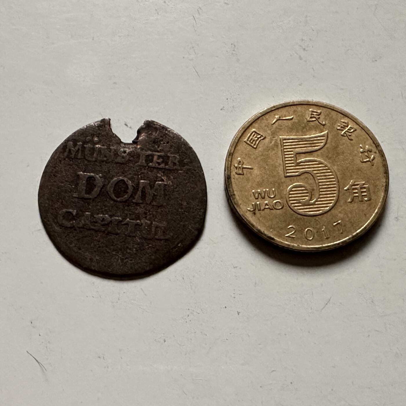 🌹外币初藏🌹🐯2026年第22场  每周二四六晚8️⃣点 接代拍 神圣罗马帝国 明斯特主教区1790年1芬尼铜币 直径约21mm