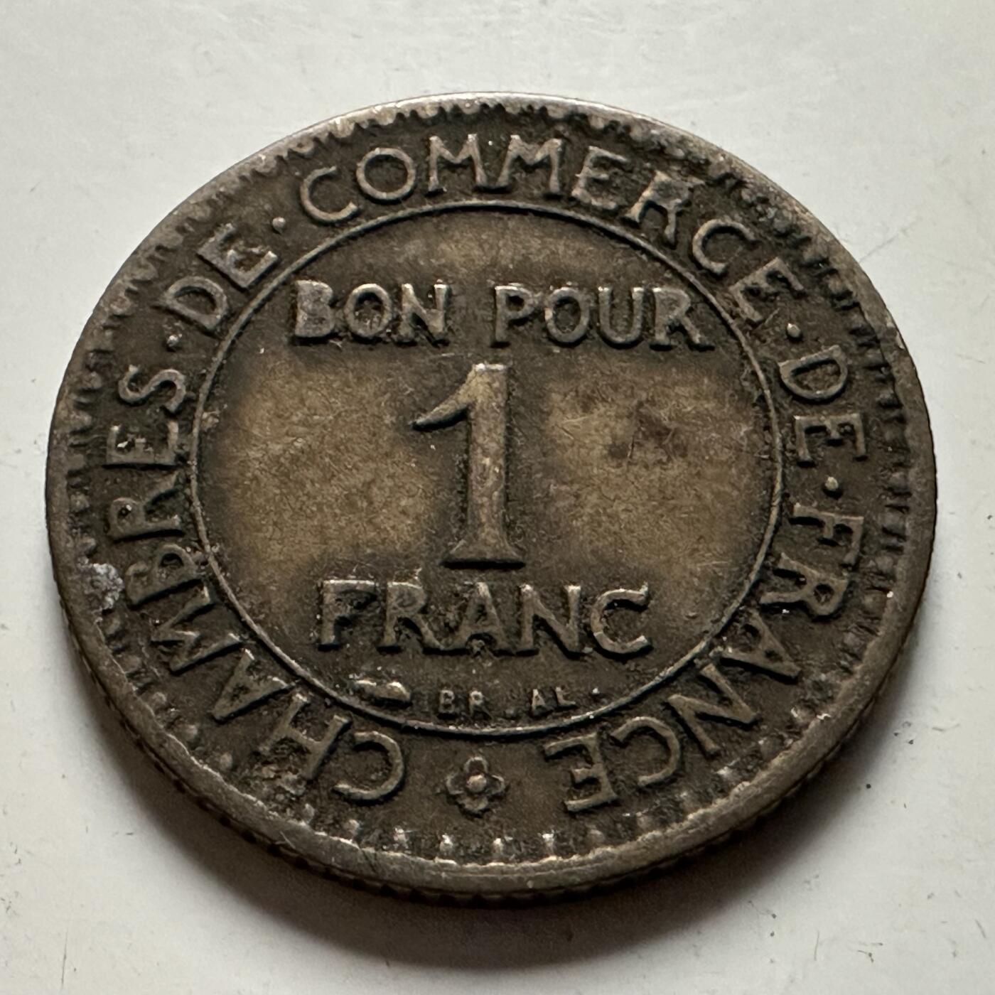 🌹外币初藏🌹🐯2026年第22场  每周二四六晚8️⃣点 接代拍 法国1924年一法郎 b