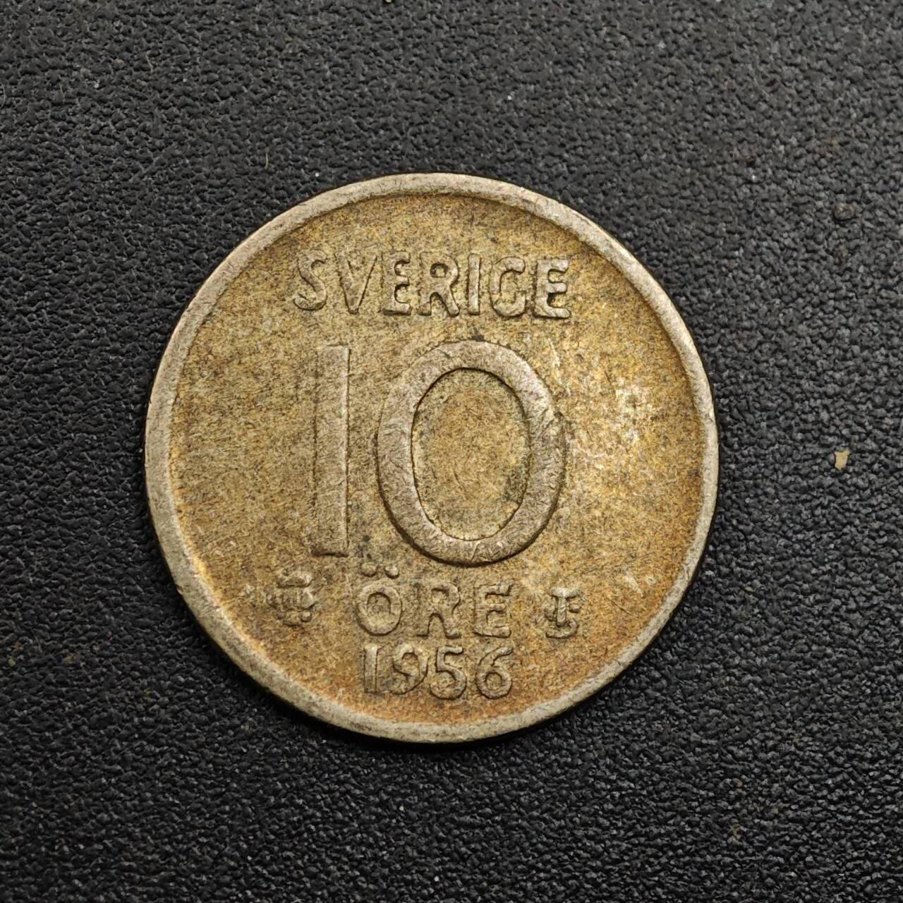 【淘币小摊】实时拍第八百七十一拍   散币银币场    每周一统一发货 瑞典1956年10欧尔银币
