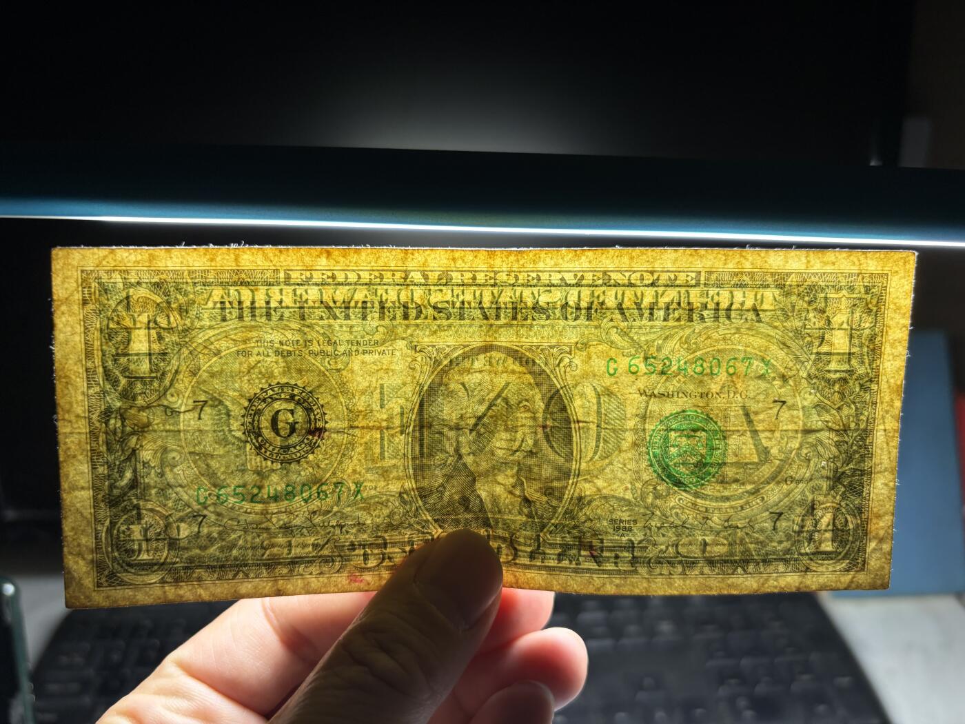 2026年集古藏今外币拍卖第二期-第10场—（总第310拍-纸币专场），本期拍完结算一次，发货时间2-3天，休息几天后继续新的一期拍卖。 1988年美国一美元