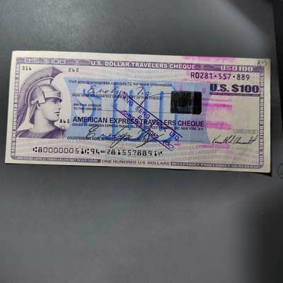 PCAI钱币  27-763  纸币钱币小专场 - 旅行支票