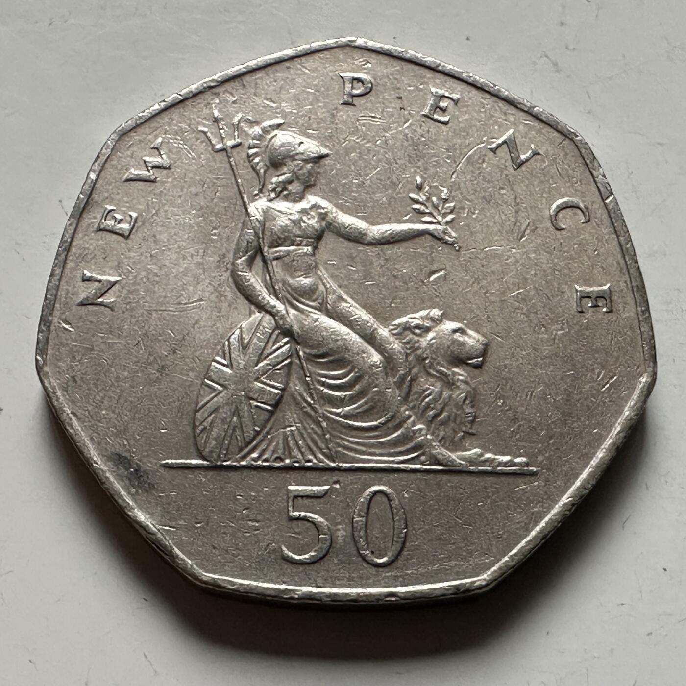 🌹外币初藏🌹🐯2026年第22场  每周二四六晚8️⃣点 接代拍 英国1978年50便士 