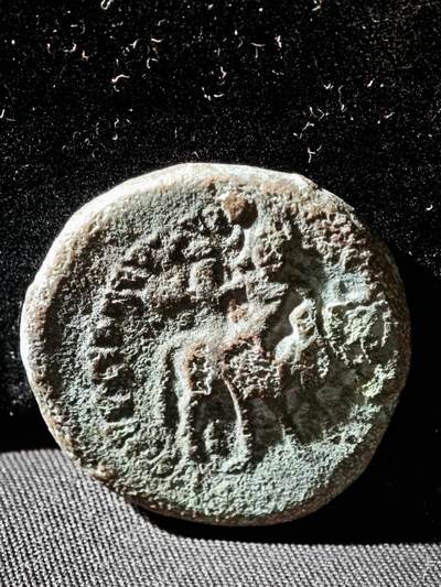 118期新疆红钱粟特钱币丝路钱币专场 C贵霜王朝铜币