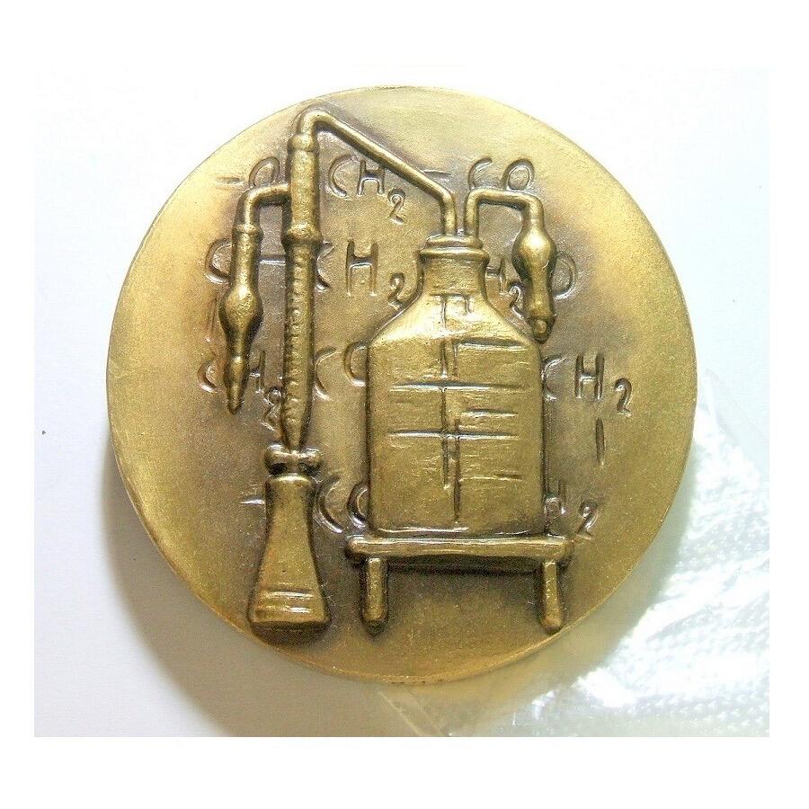 【艺术】芬兰艺术大章 科学家Leimu高浮雕精制超大铜章 60MM 182克 