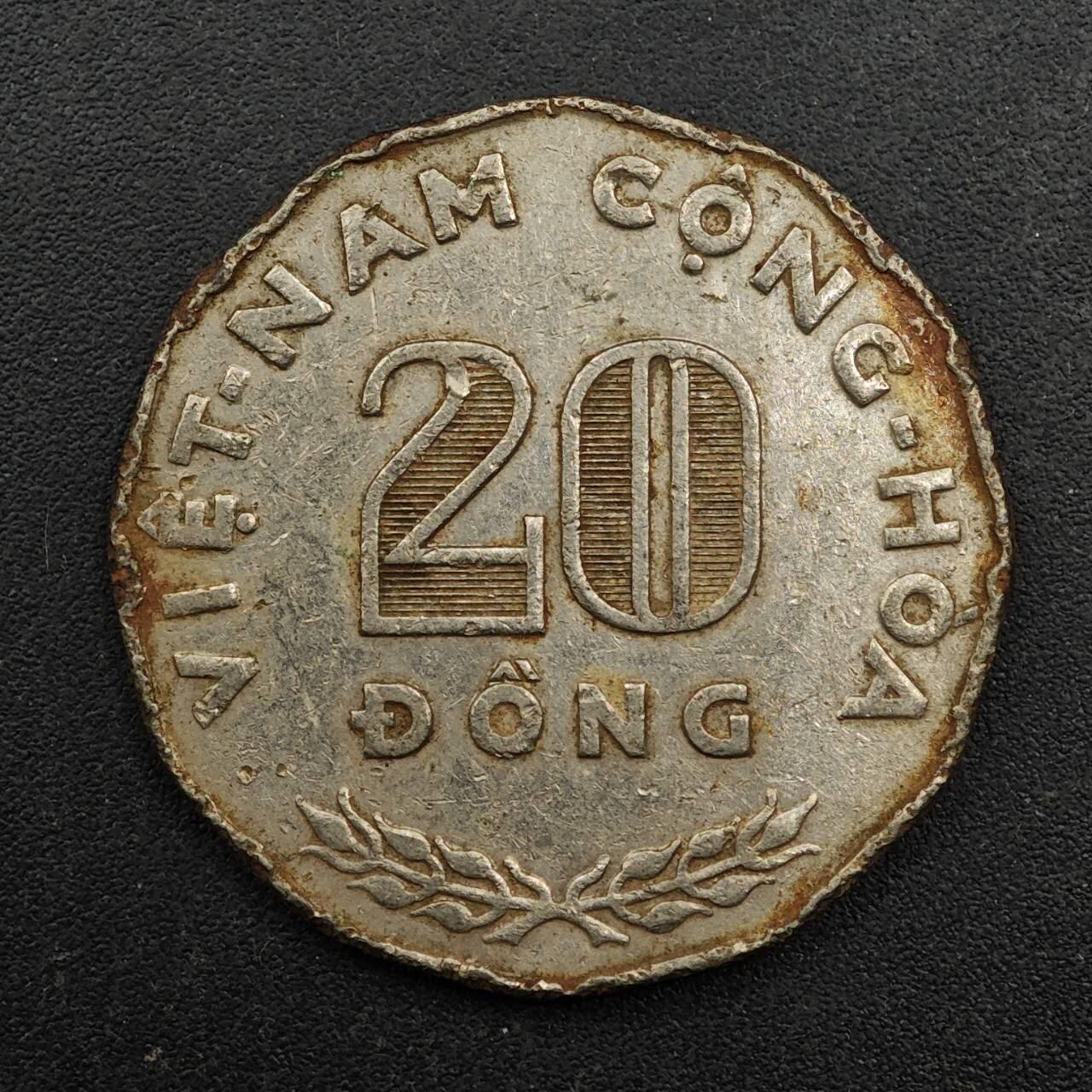 【淘币小摊】实时拍第八百七十一拍   散币银币场    每周一统一发货 越南1968年20盾