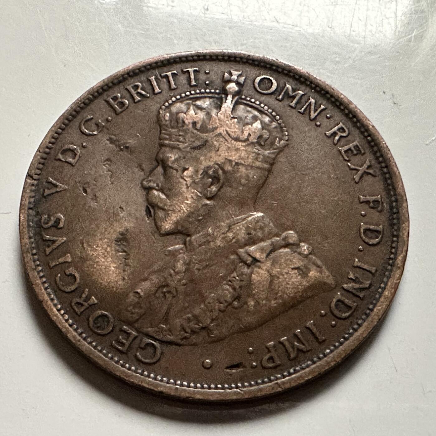 🌹外币初藏🌹🐯2026年第22场  每周二四六晚8️⃣点 接代拍 澳大利亚1915年一便士