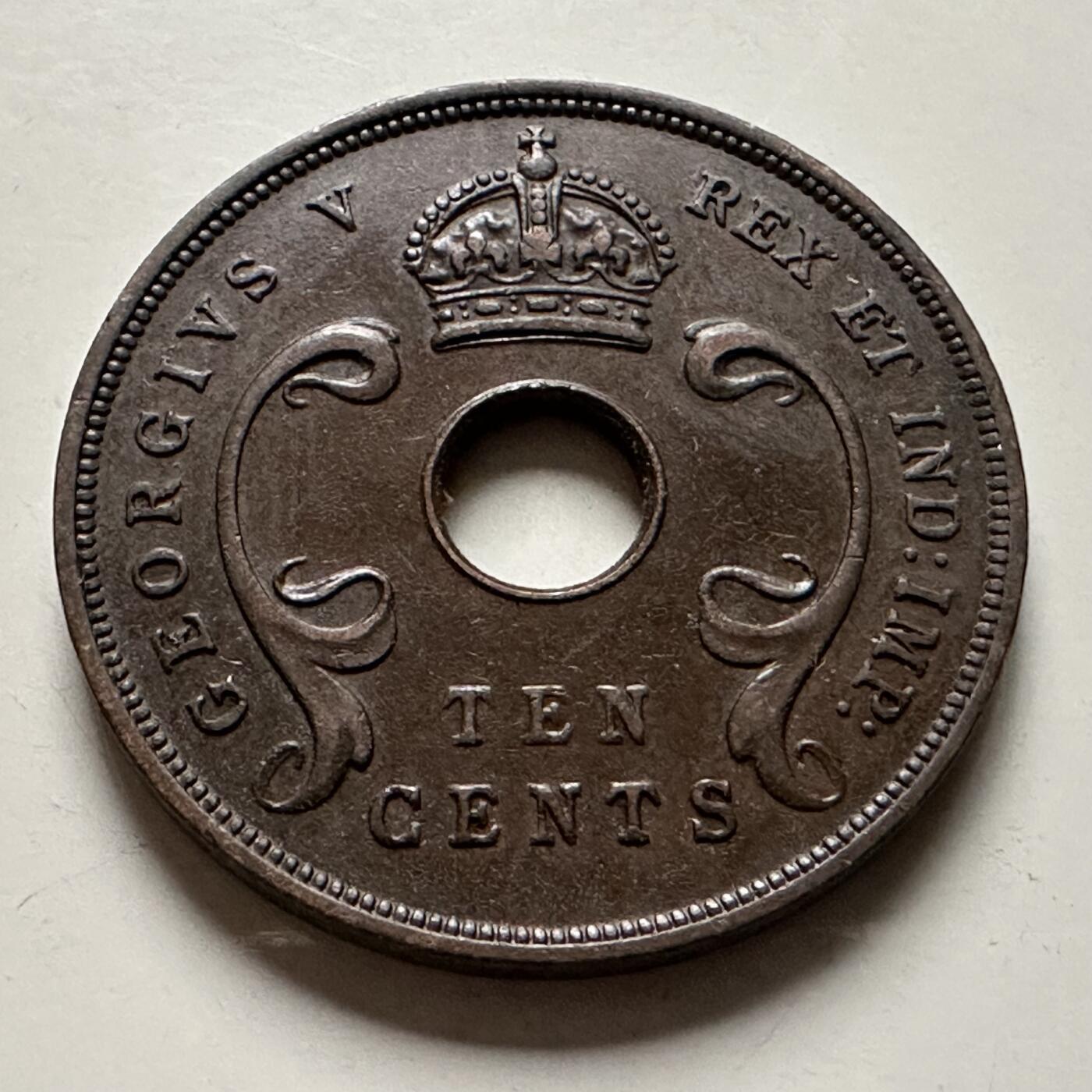 🌹外币初藏🌹🐯2026年第22场  每周二四六晚8️⃣点 接代拍 英属东非1933年10分