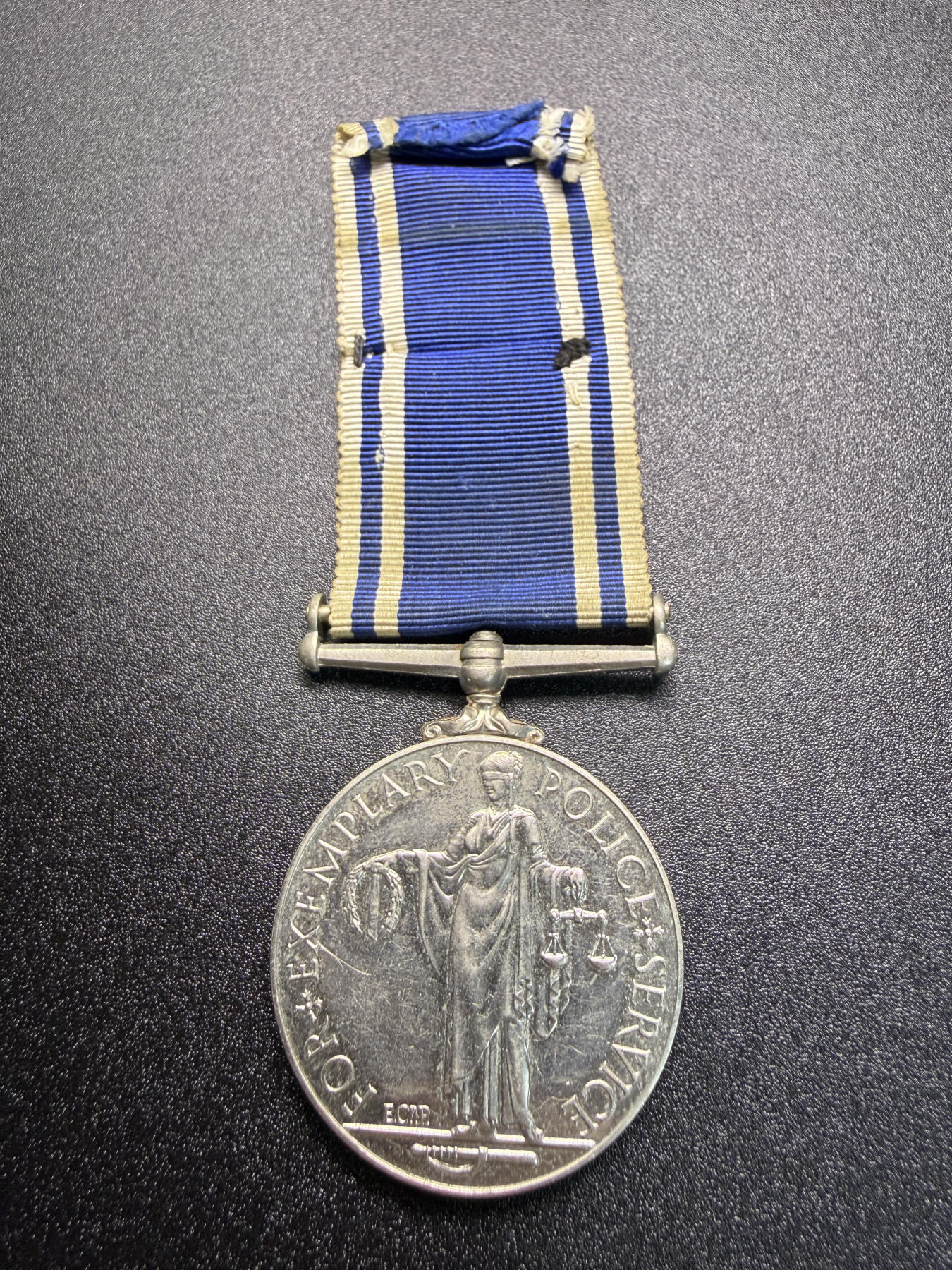 云宸嘉赏-勋臻精藏⭐️年后精品专拍场次🎖 英国乔治六世警察长期服务奖章  授予戴维·J·普莱斯警官