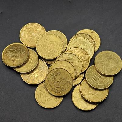 【淘币小摊】实时拍第八百七十一拍   散币银币场    每周一统一发货 - 50欧分20枚