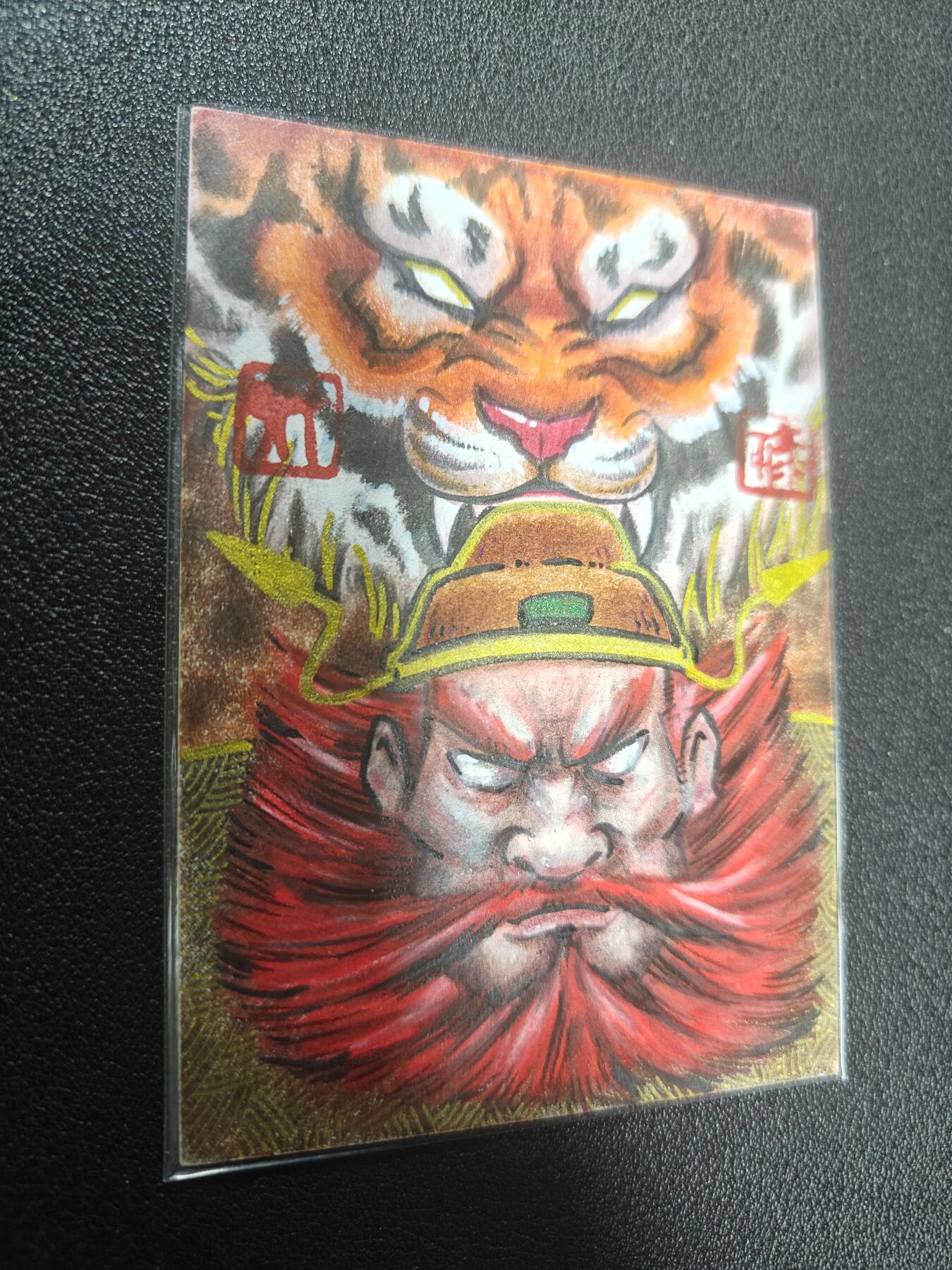 天玑星卡拍第174期《3.2周一截拍》持续收拍收评中 满赠卡需备注 【手绘卡】居子 钟馗 手绘卡