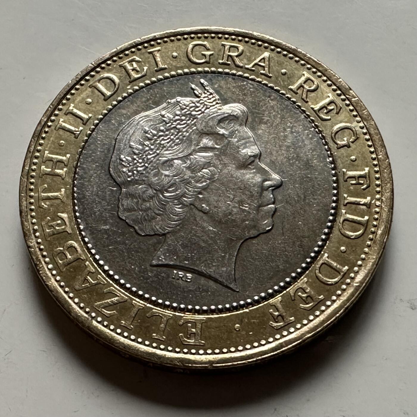 🌹外币初藏🌹🐯2026年第22场  每周二四六晚8️⃣点 接代拍 英国2005年二战胜利60周年圣保罗大教堂2英镑纪念币