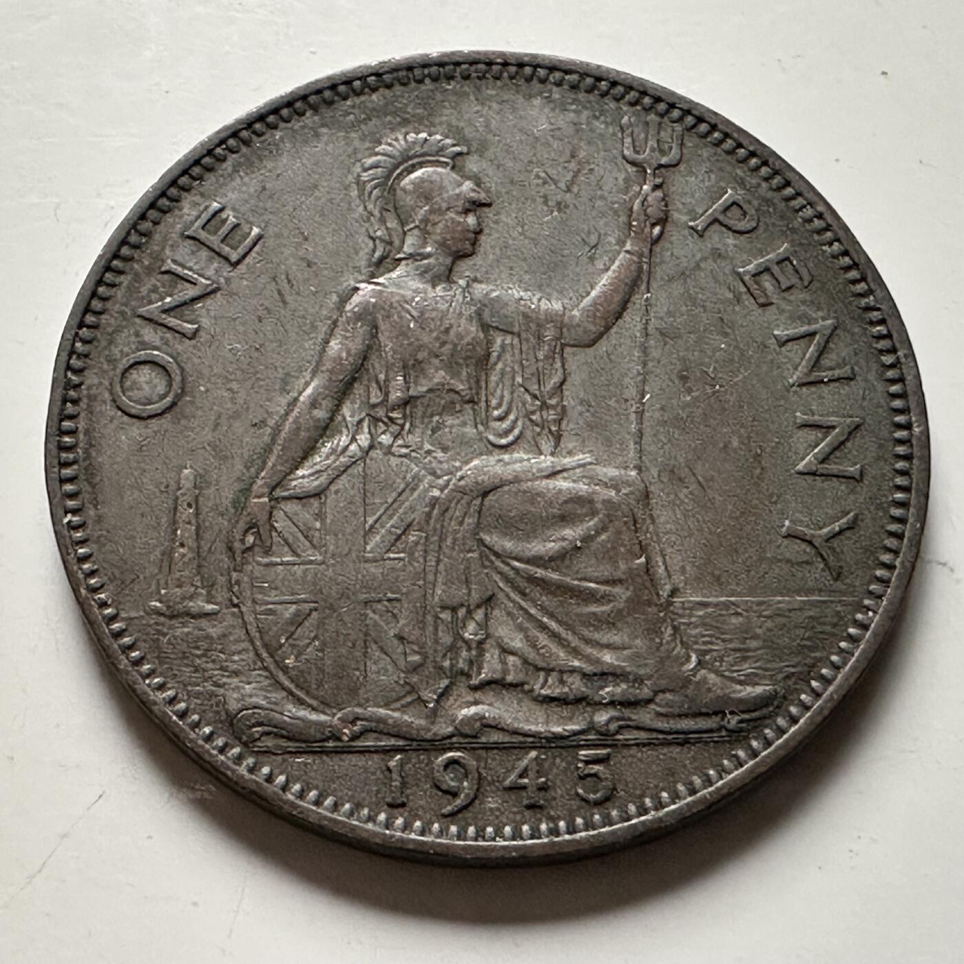 🌹外币初藏🌹🐯2026年第22场  每周二四六晚8️⃣点 接代拍 英国1945年一便士