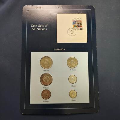 【全场包邮】纯粹捡漏拍506场（套币专场，注意佣金） - 【富兰克林·世界各国硬币系列邮币卡】牙买加共和国