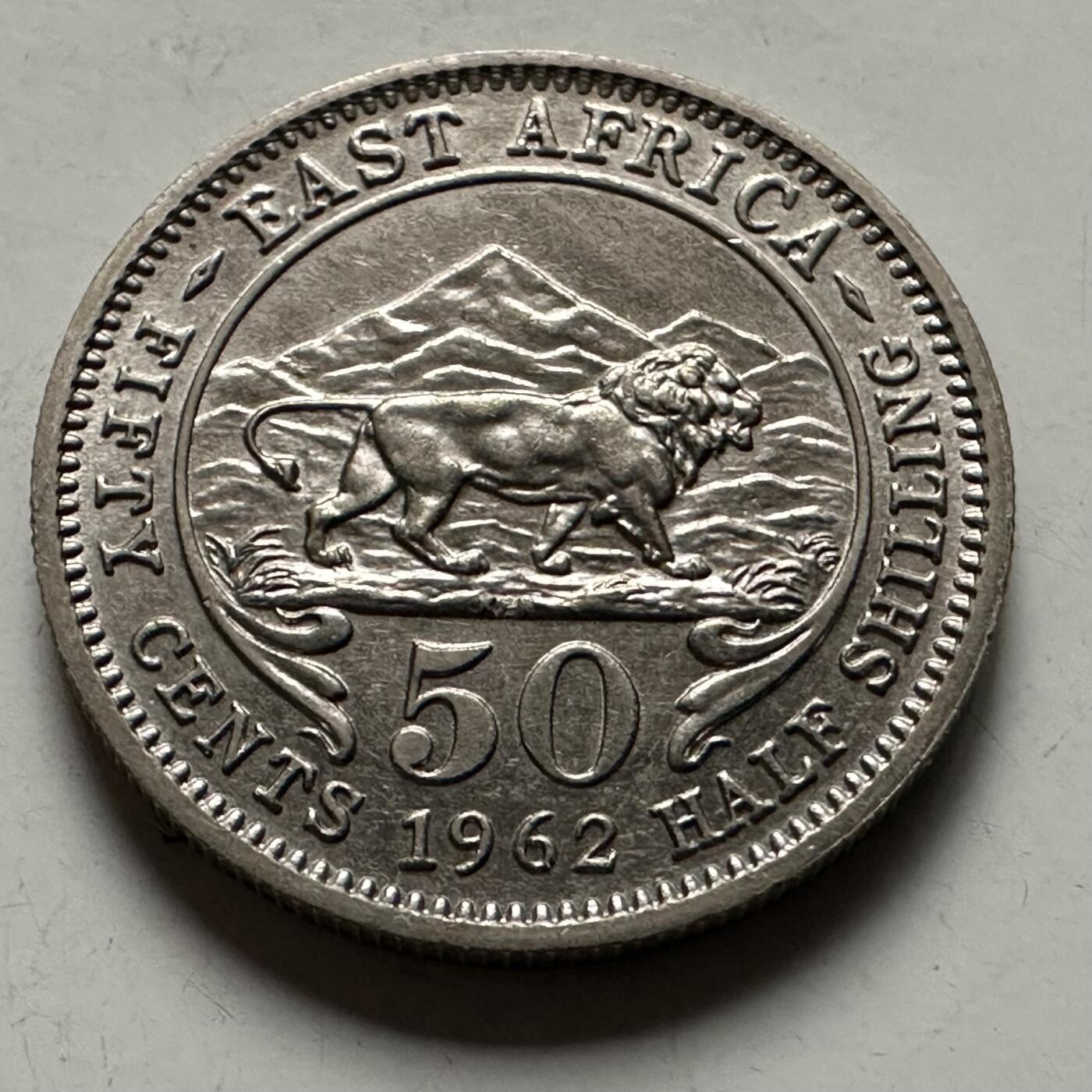 🌹外币初藏🌹🐯2026年第22场  每周二四六晚8️⃣点 接代拍 英属东非1962年50分