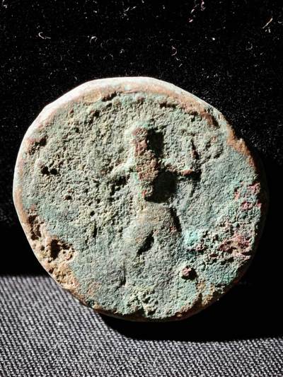 118期新疆红钱粟特钱币丝路钱币专场 C贵霜王朝铜币