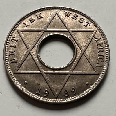 🌹外币初藏🌹🐯2026年第22场  每周二四六晚8️⃣点 接代拍 - 英属西非1939年 1/10便士