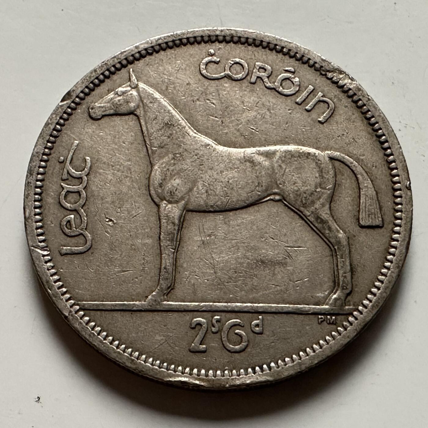 🌹外币初藏🌹🐯2026年第22场  每周二四六晚8️⃣点 接代拍 爱尔兰1962年半克郎 1/2克朗