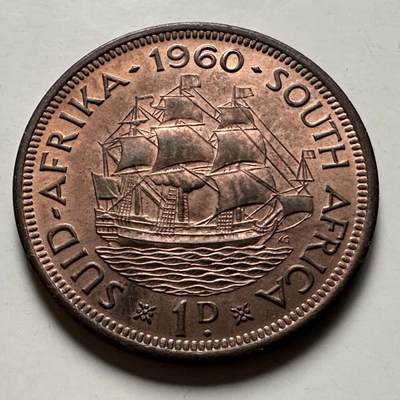 🌹外币初藏🌹🐯2026年第22场  每周二四六晚8️⃣点 接代拍 - 英属南非1960年一便士