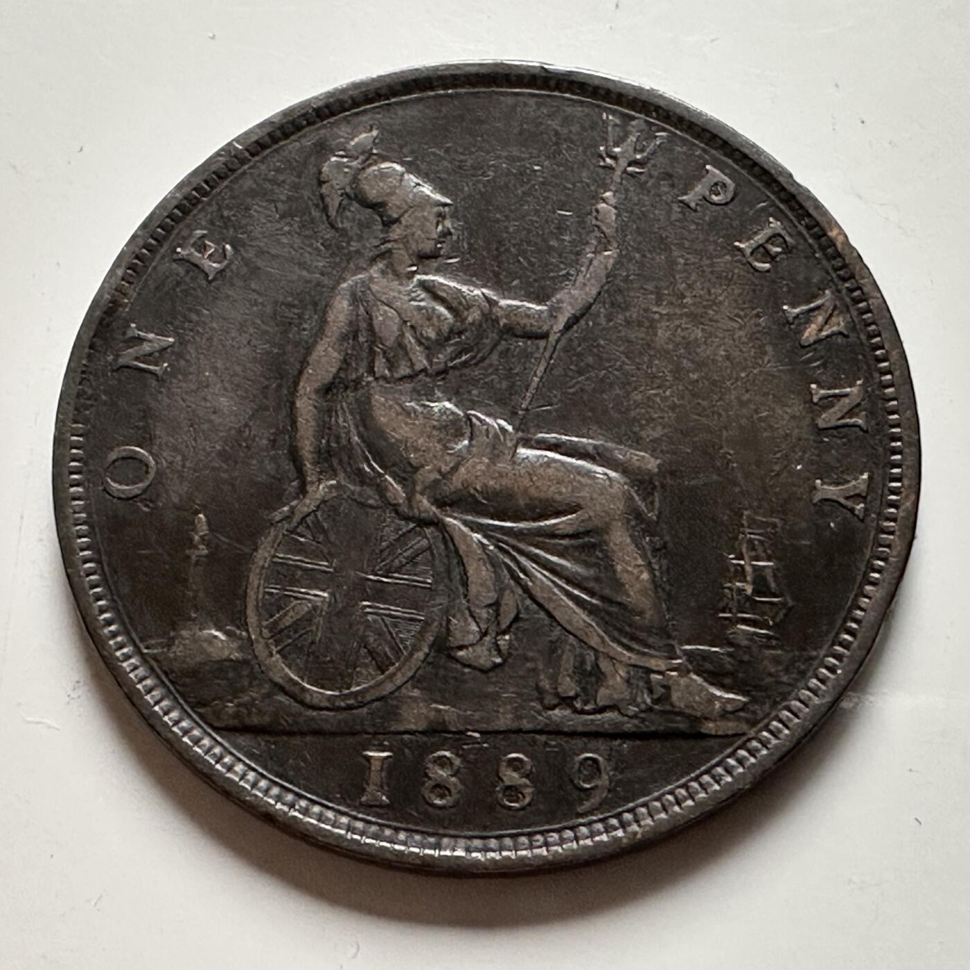 🌹外币初藏🌹🐯2026年第22场  每周二四六晚8️⃣点 接代拍 英国1889年一便士