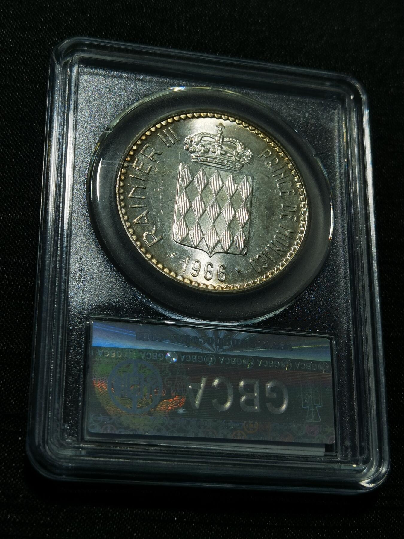 天下钱庄专场欢迎参拍 摩纳哥10法郎银币