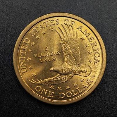 【淘币小摊】实时拍第八百七十一拍   散币银币场    每周一统一发货 - 美国2000年萨卡加维亚美元