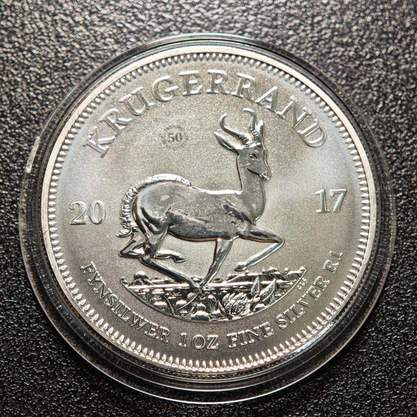 【德藏】世界币章拍卖第166期（拍品征集中~欢迎藏友联系） 2017年 南非克鲁格银币50周年版 999银 1盎司