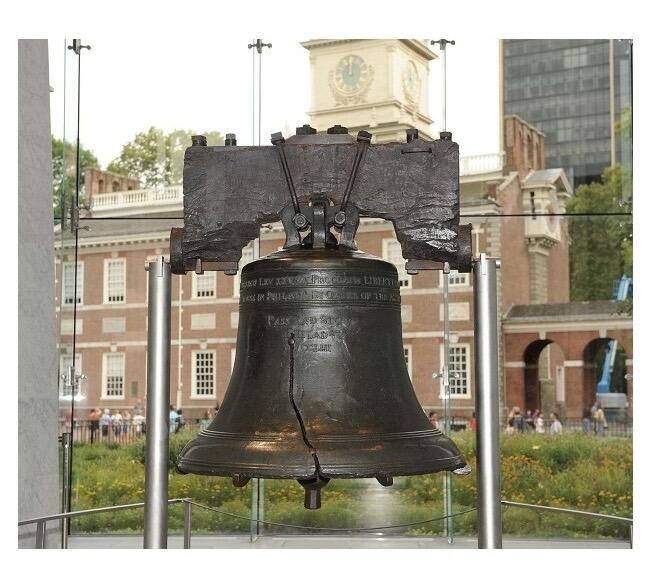 美国1900年前后 独立钟+独立厅尖塔高浮雕精制大合金章 50MM厚4MM