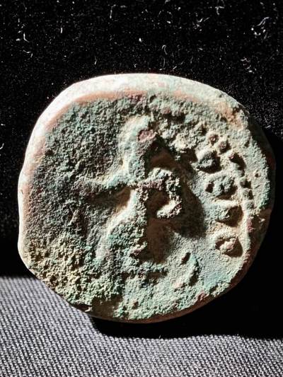 118期新疆红钱粟特钱币丝路钱币专场 C贵霜王朝铜币