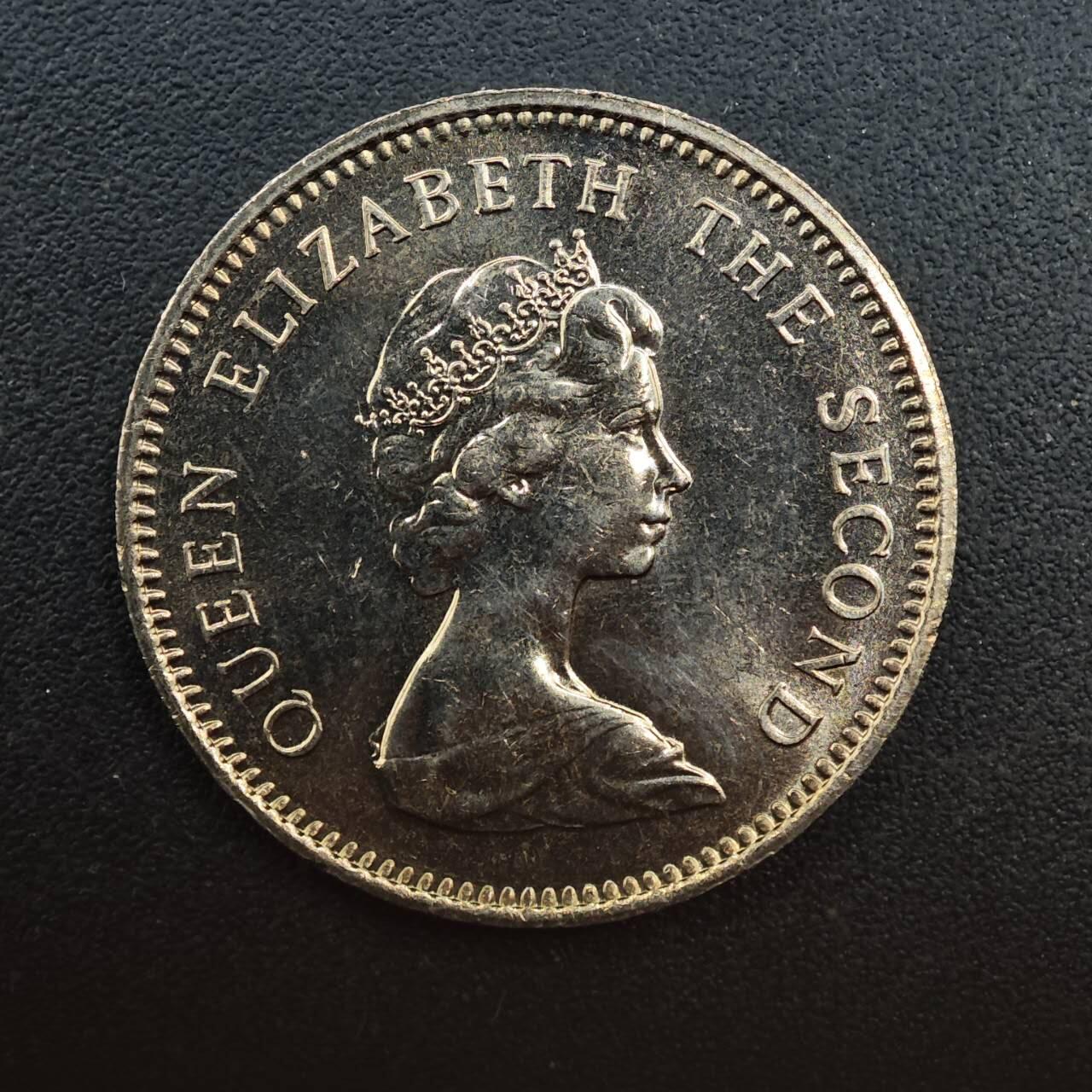 【淘币小摊】实时拍第八百七十一拍   散币银币场    每周一统一发货 福克兰群岛1985年5便士镍币