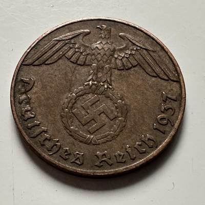 🌹外币初藏🌹🐯2026年第22场  每周二四六晚8️⃣点 接代拍 - 德国1937年一芬尼