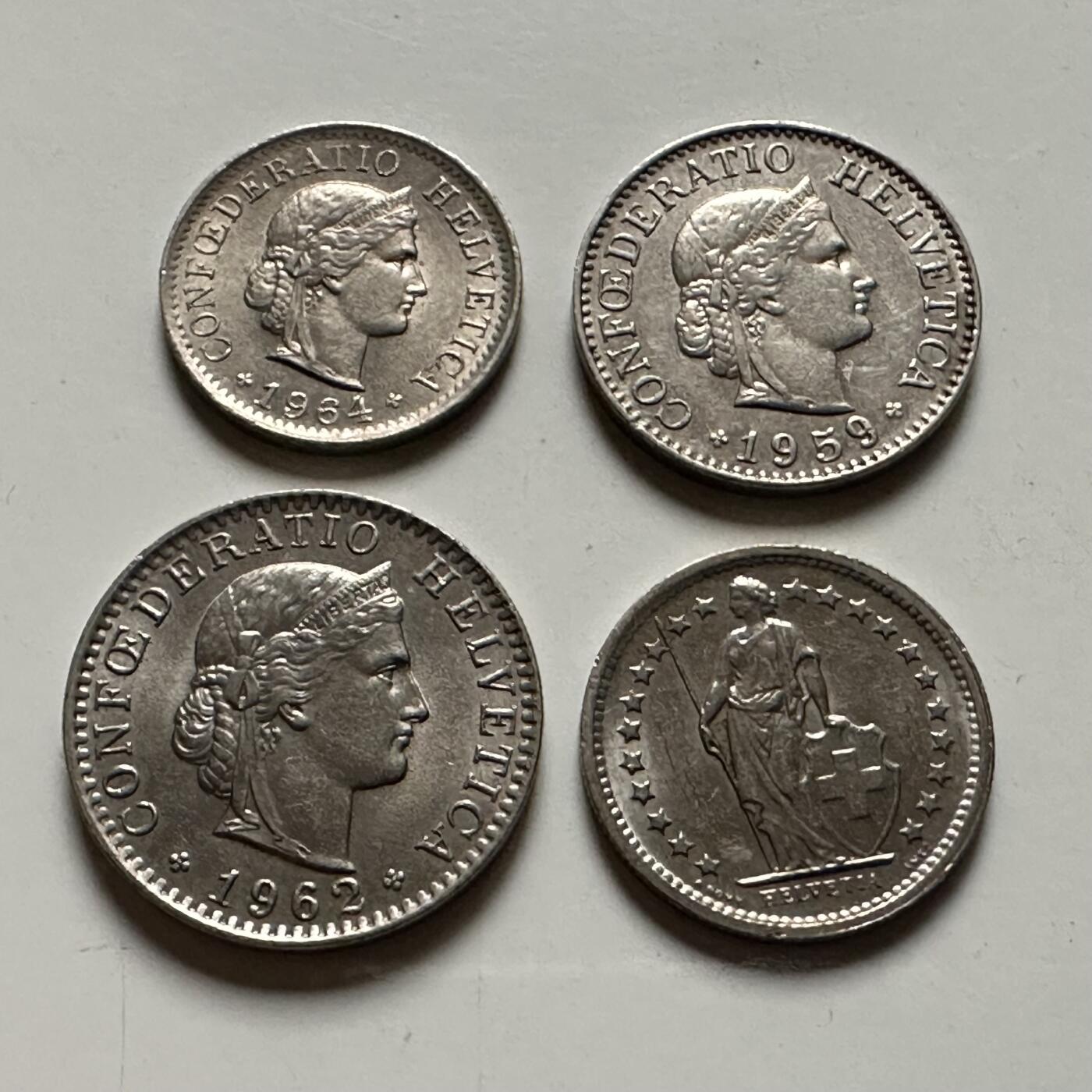 🌹外币初藏🌹🐯2026年第22场  每周二四六晚8️⃣点 接代拍 瑞士4枚