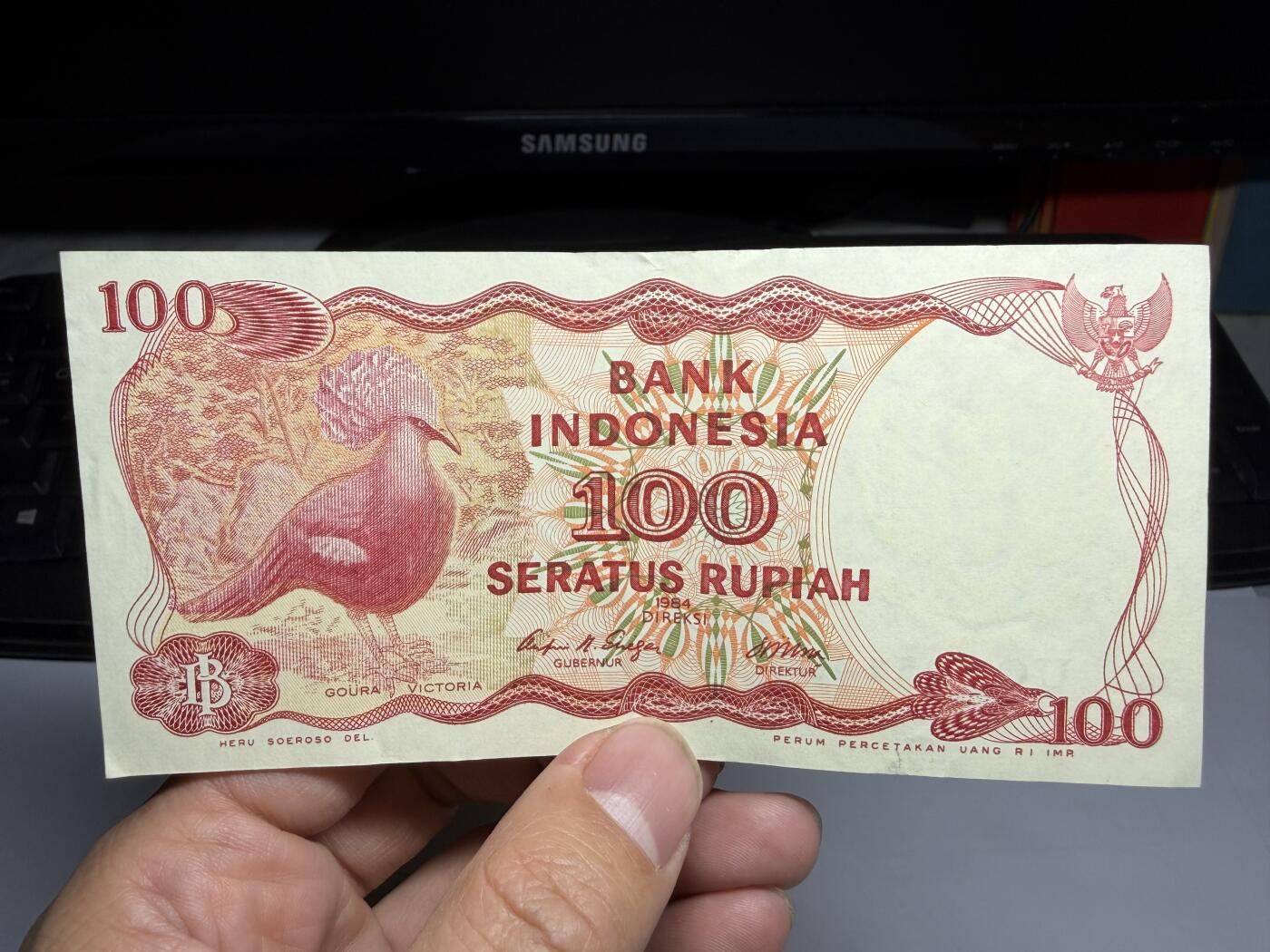 2026年集古藏今外币拍卖第二期-第10场—（总第310拍-纸币专场），本期拍完结算一次，发货时间2-3天，休息几天后继续新的一期拍卖。 1984年印尼100卢比