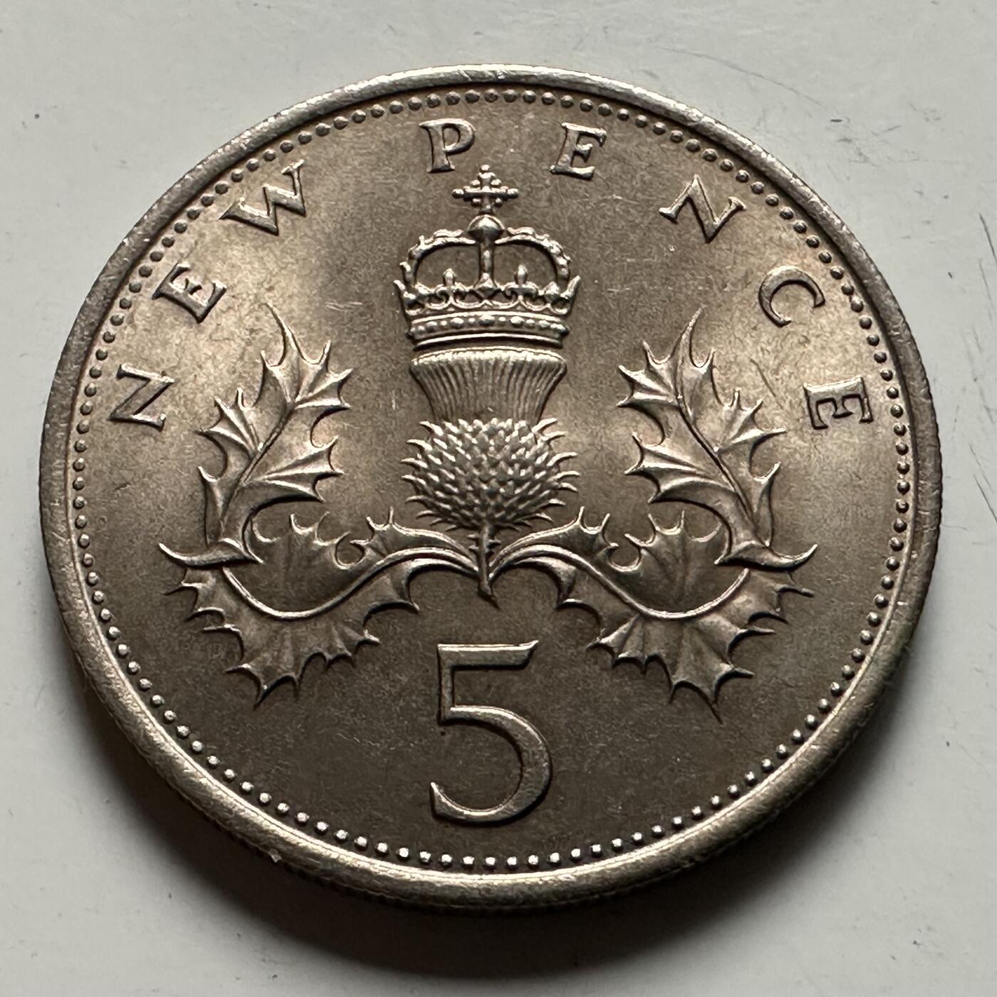 🌹外币初藏🌹🐯2026年第22场  每周二四六晚8️⃣点 接代拍 英国1968年五便士