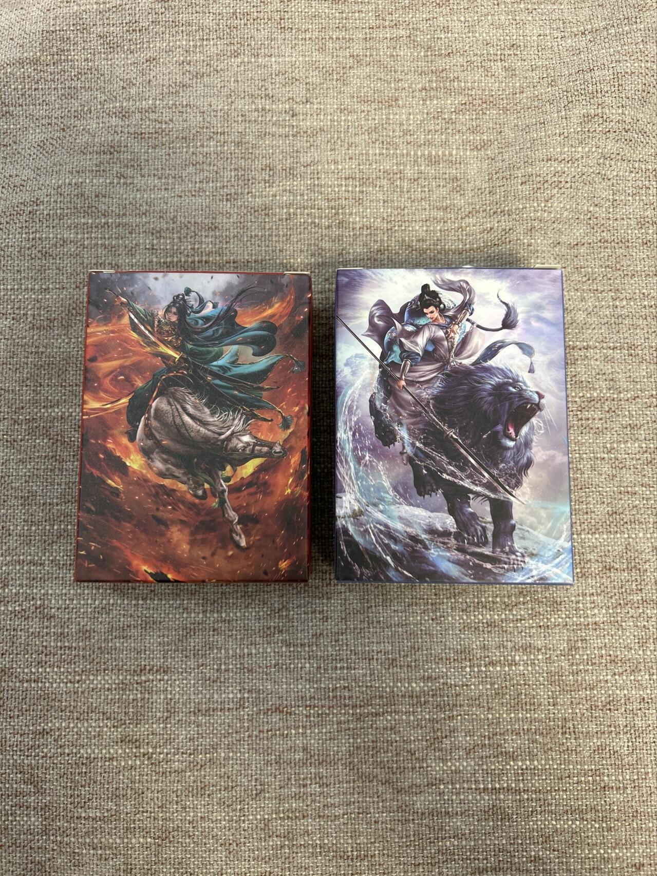 喜灰玩卡拍卖第五期，接拍品0佣金，欢迎送拍，释放现金流，让自己有资金可以购买更多喜欢的卡牌，让别的卡友能淘到更多心仪的卡牌 卡德曼巾帼水浒第一弹、第二弹，镜面档大全套（全新未开封，无售后）