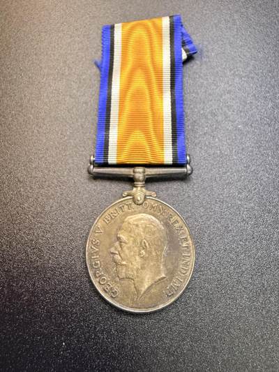 云宸嘉赏-勋臻精藏⭐️元宵节特别专拍场次🎖 - 英国1914-1918战争奖章  授予96502号 炮手 A·坎贝尔 皇家炮兵  此章仅银价已600➕