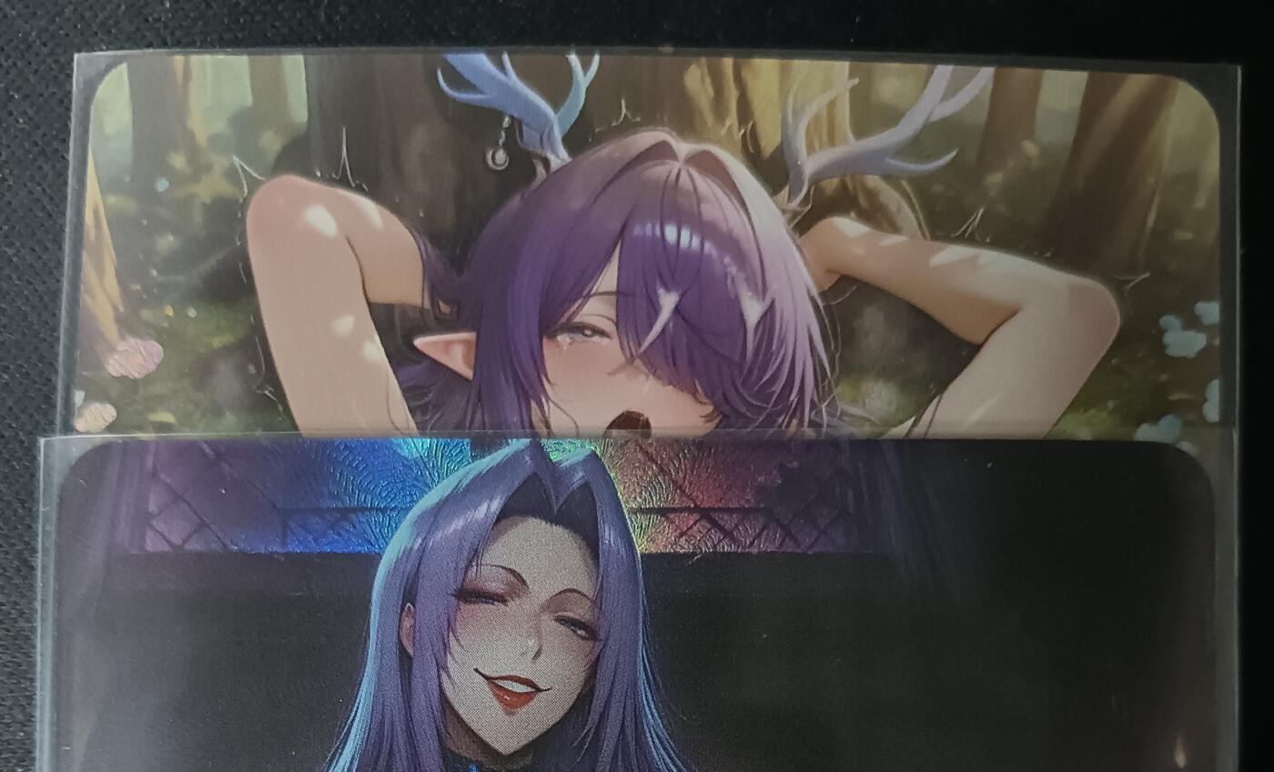 花开卡拍第61期（3月7号周六截拍，品控勿拍!!!拍品不寄存，运费5元（新疆需补运费差价或顺丰到付），自制卡难免瑕疵，可能存在轻微撞角爆边等出厂瑕疵，品控介意勿拍！） 墨卡文创 艺术卡 大雷芳华 2张 彩闪