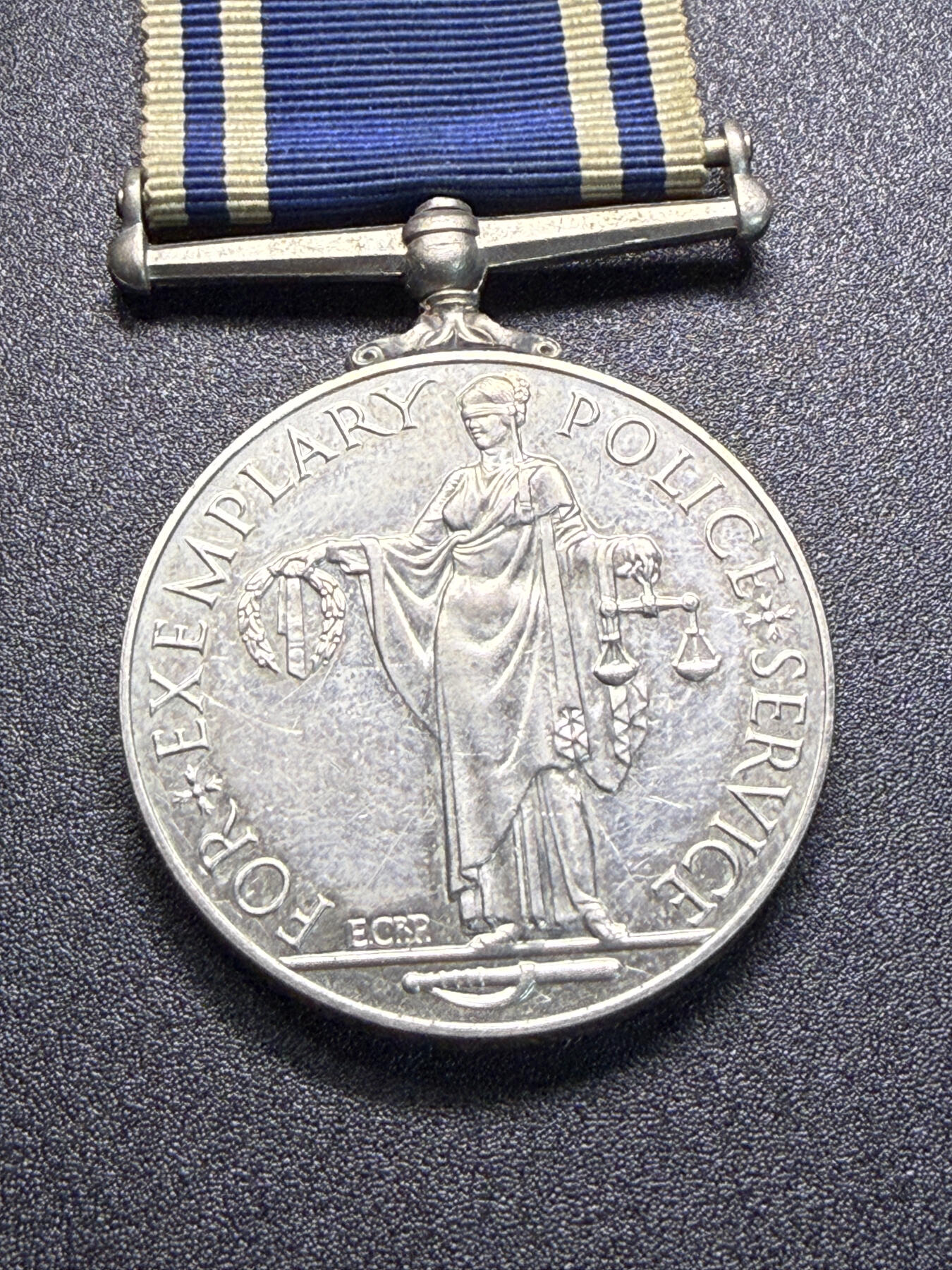 云宸嘉赏-勋臻精藏⭐️年后精品专拍场次🎖 英国乔治六世警察长期服务奖章  授予戴维·J·普莱斯警官